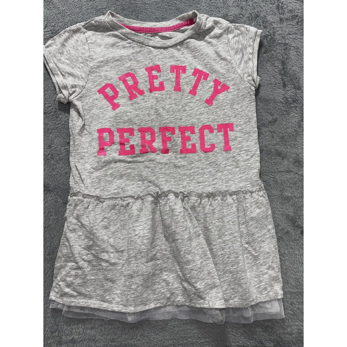 Carter's Girls Size 6 2 Piece Dress Bundle Gray Pretty Perfect Mint Floral