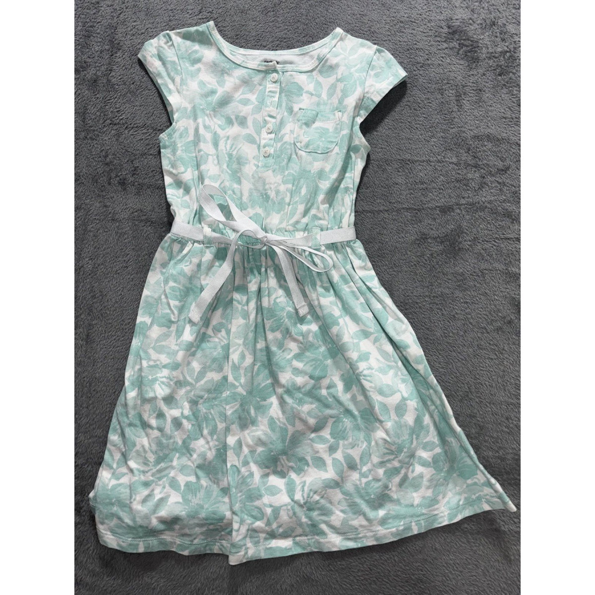 Carter's Girls Size 6 2 Piece Dress Bundle Gray Pretty Perfect Mint Floral