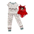 Disney Junior Minnie Girls Sizes 6 and S 3 Piece Bundle Swimsuit PJ Essentials