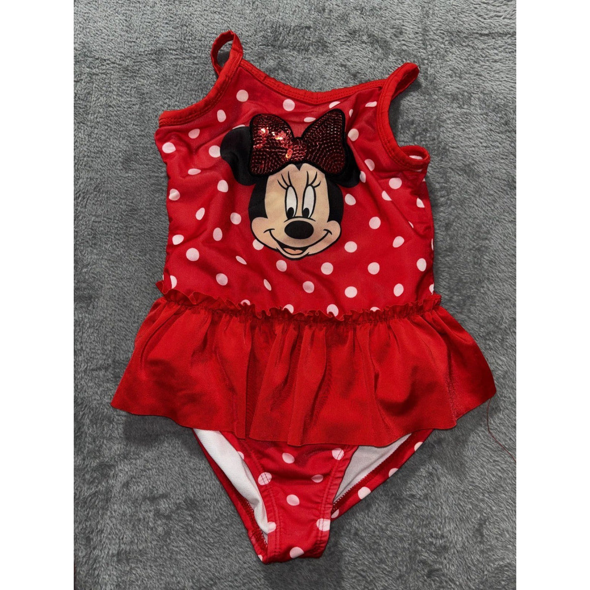 Disney Junior Minnie Girls Sizes 6 and S 3 Piece Bundle Swimsuit PJ Essentials