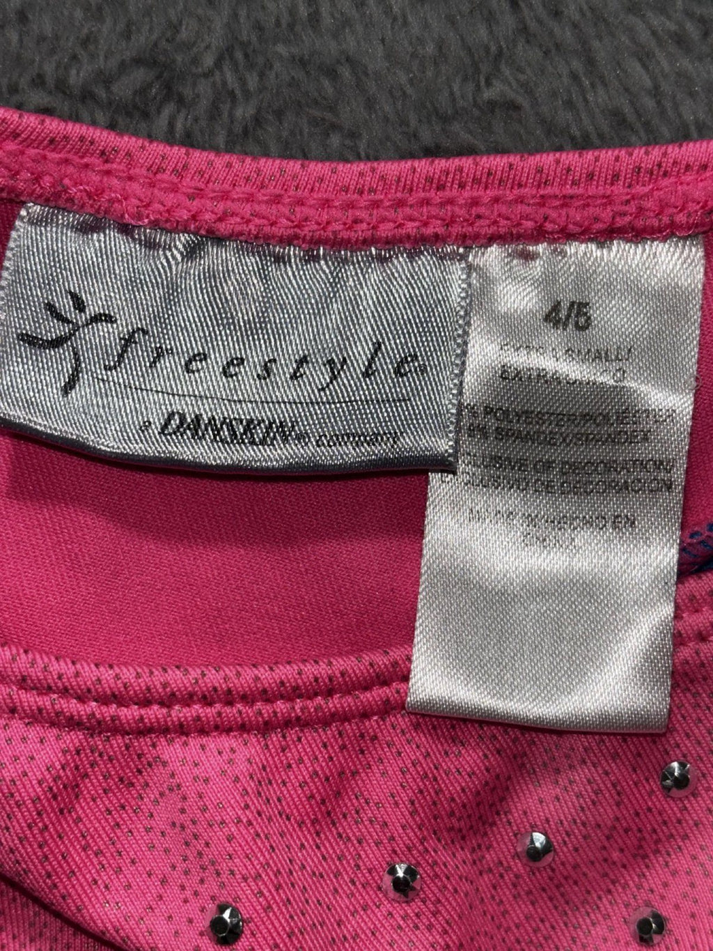 Freestyle by Danskin Girls Sizes 4/5 to 7 2 Piece Bundle Leotard Violet Skye