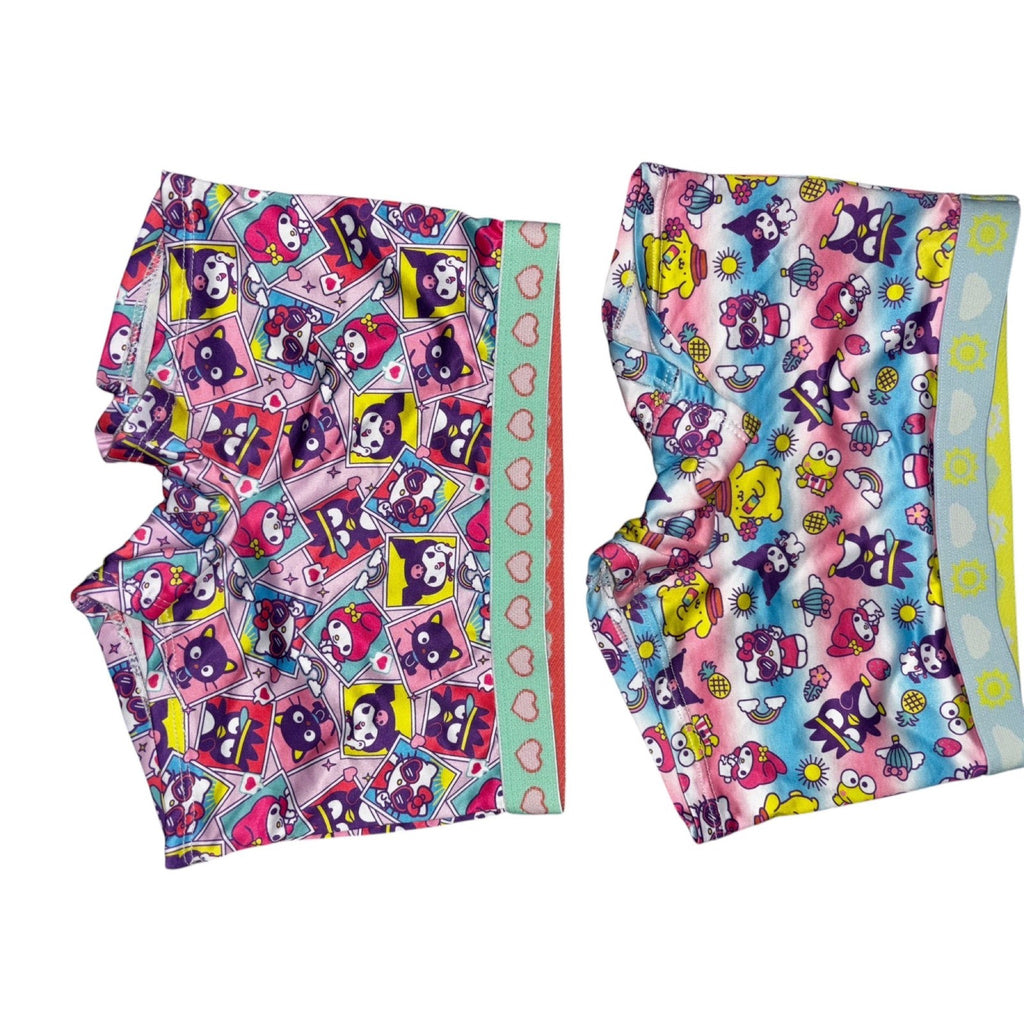 Hello Kitty and Friends Girls Size 6 2 Piece Sanrio Boyshorts Bundle