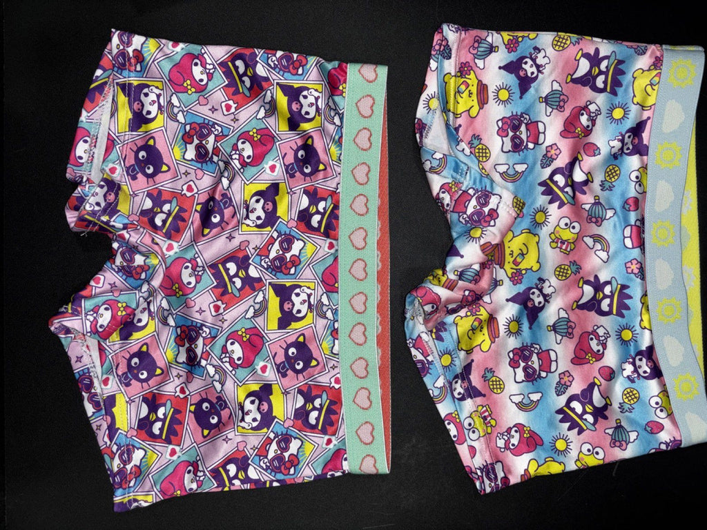 Hello Kitty and Friends Girls Size 6 2 Piece Sanrio Boyshorts Bundle