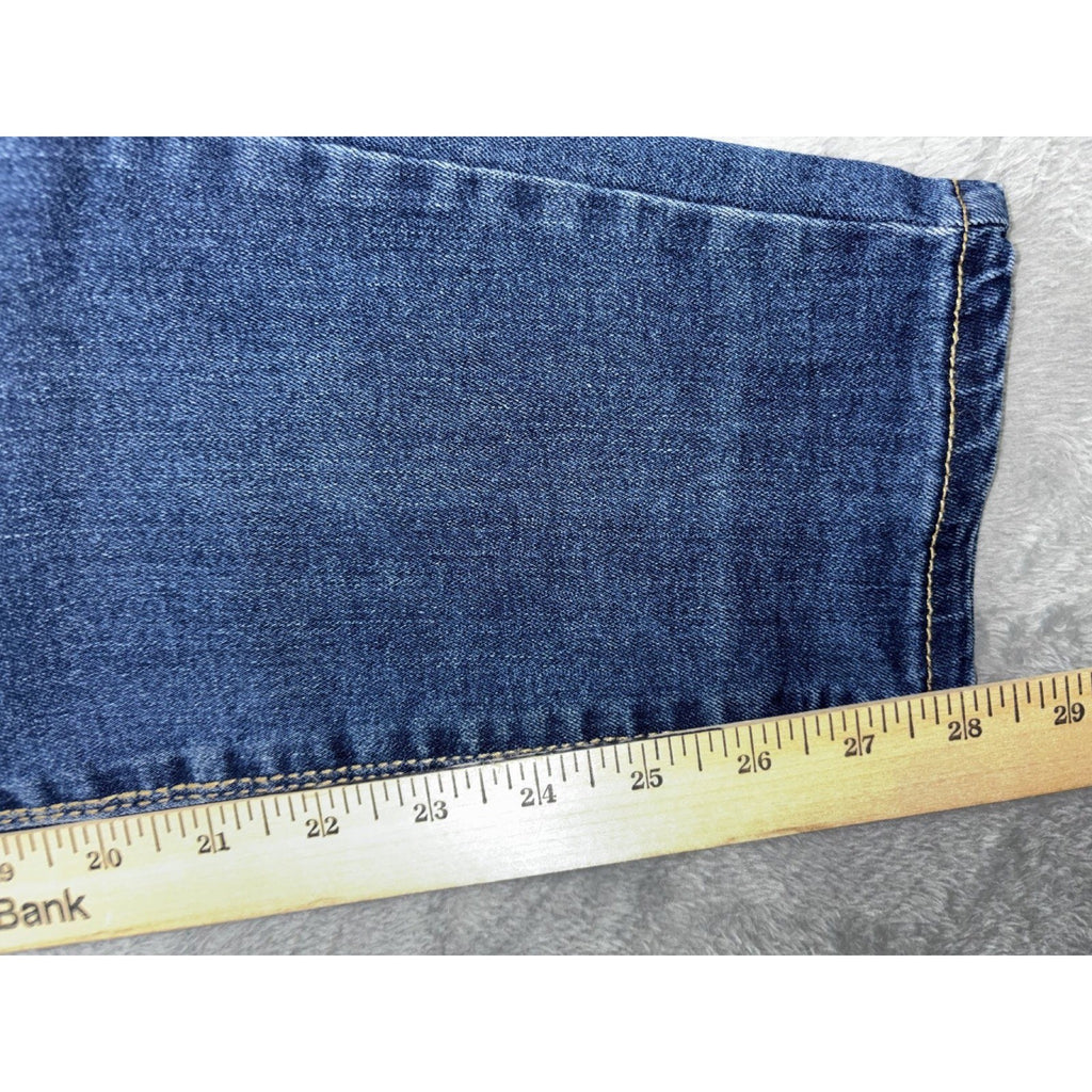 Curve Appeal Womens 10/30 Dark Blue Curvy Fit Skinny Jeans Casual