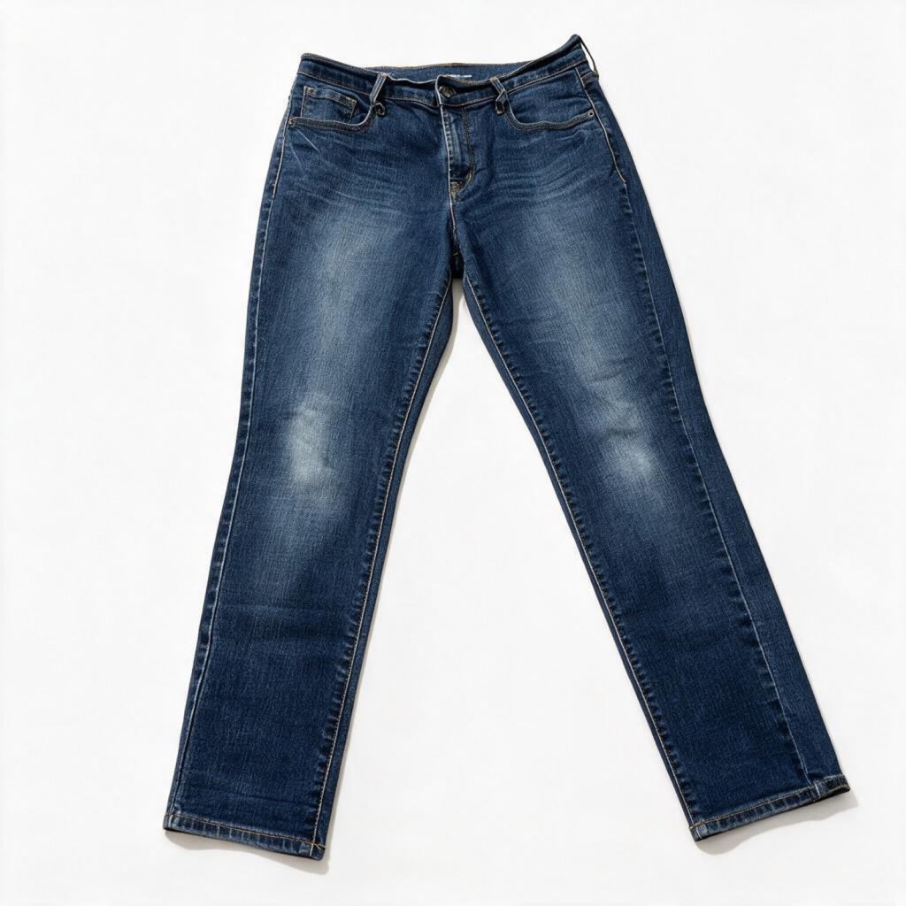 Old Navy Womens 8 Short Medium Blue Original Skinny Jeans Casual