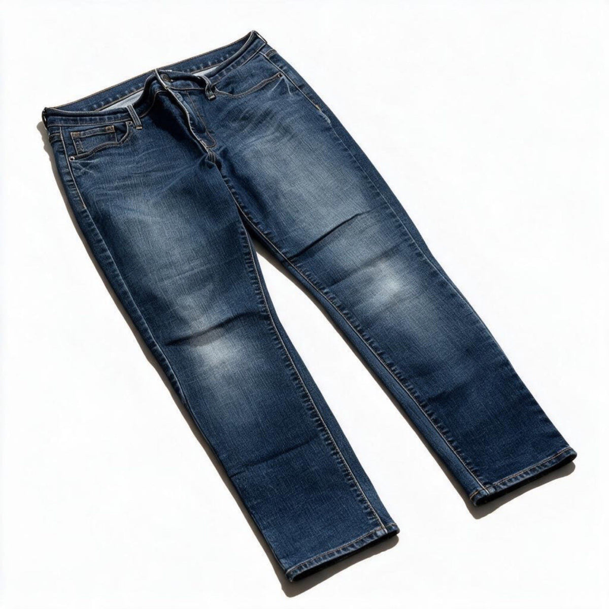 Old Navy Womens 8 Short Dark Wash Original Skinny Jeans Casual Stretch