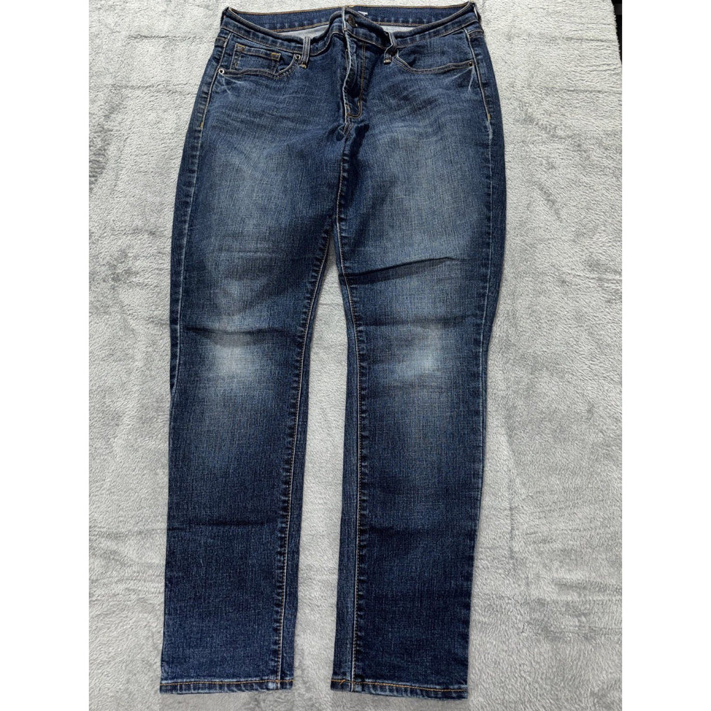 Old Navy Womens 8 Short Dark Wash Original Skinny Jeans Casual Stretch