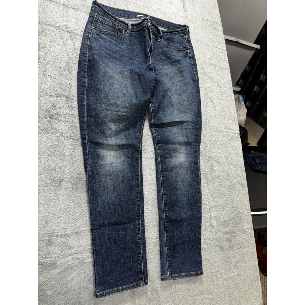 Old Navy Womens 8 Short Dark Wash Original Skinny Jeans Casual Stretch
