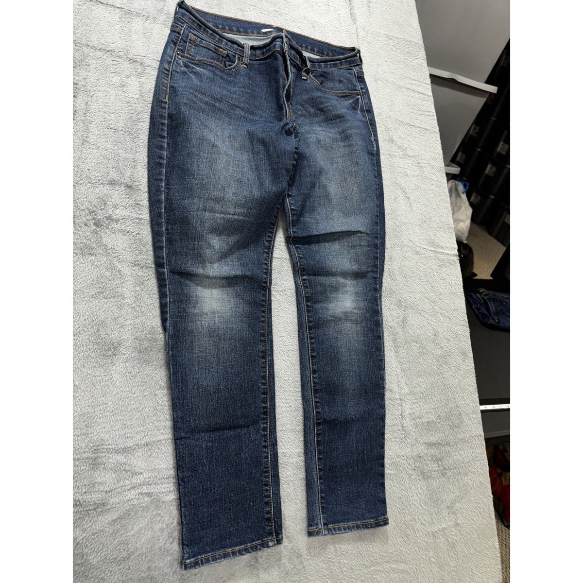 Old Navy Womens 8 Short Dark Wash Original Skinny Jeans Casual Stretch