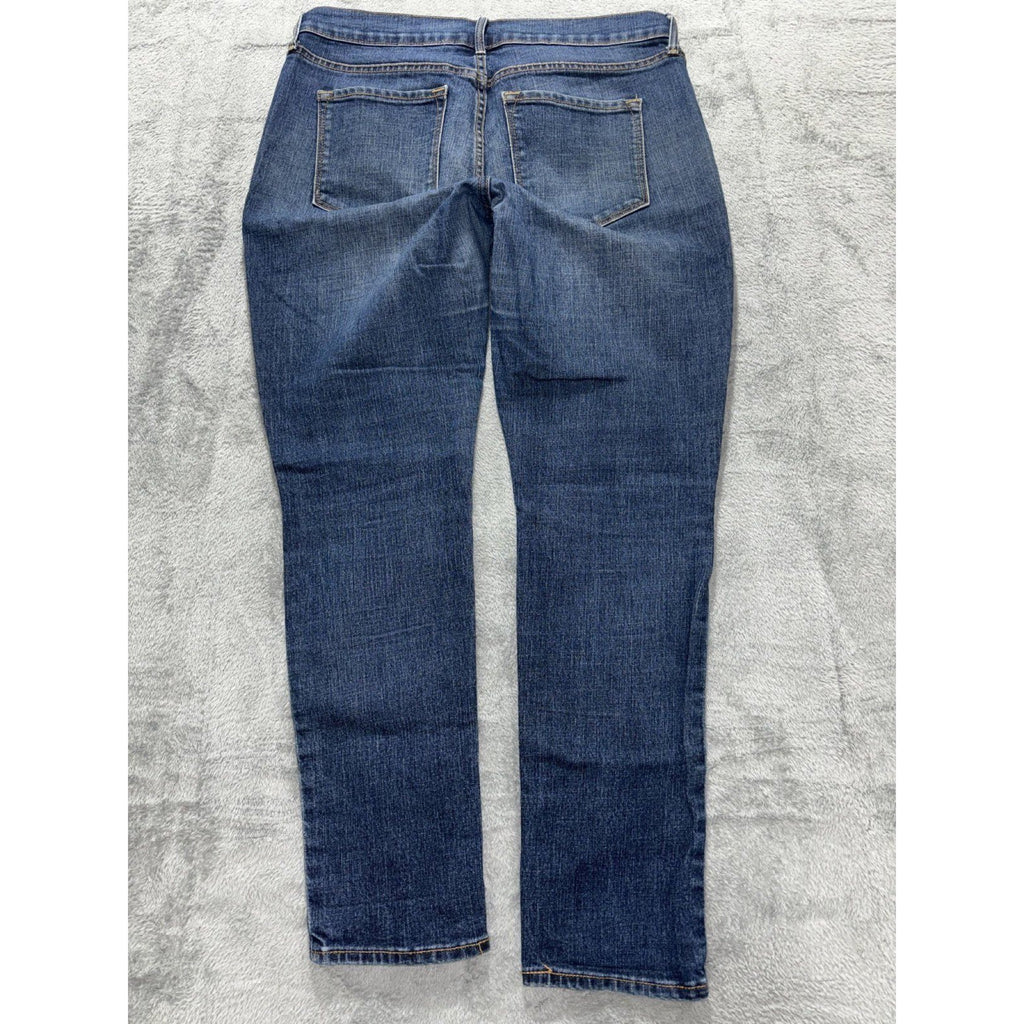 Old Navy Womens 8 Short Dark Wash Original Skinny Jeans Casual Stretch