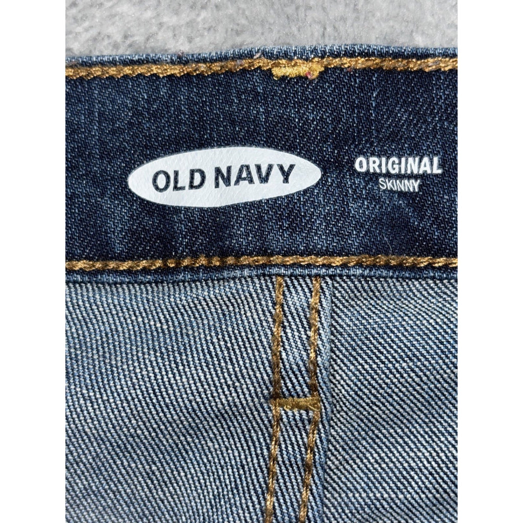 Old Navy Womens 8 Short Dark Wash Original Skinny Jeans Casual Stretch