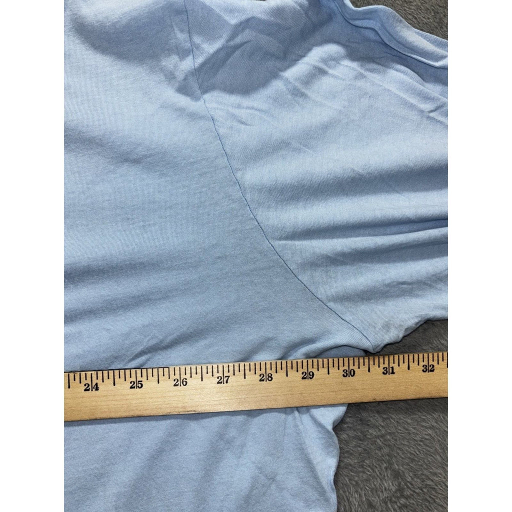 Lacoste Mens 4XLT Light Blue Hooded Long Sleeve Top Casual Lightweight