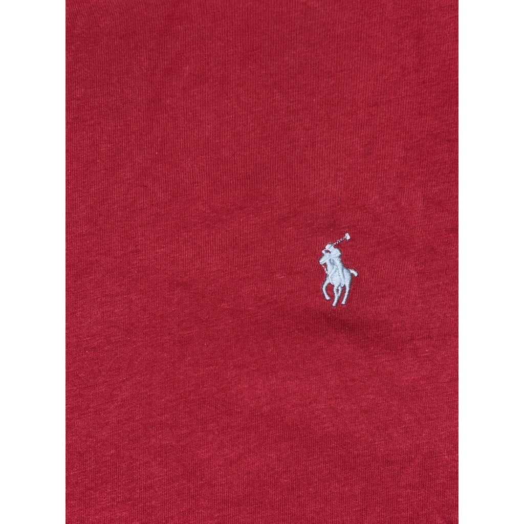 Polo Ralph Lauren Mens 4XLT Red V-Neck Tee Casual Preppy