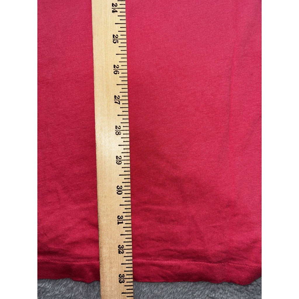 Polo Ralph Lauren Mens 4XLT Red V-Neck Tee Casual Preppy