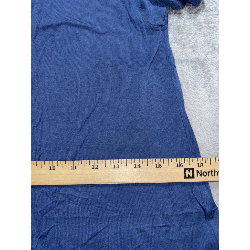 Old Navy Womens XS Navy Blue Cold Shoulder Swing Dress Casual Coastal