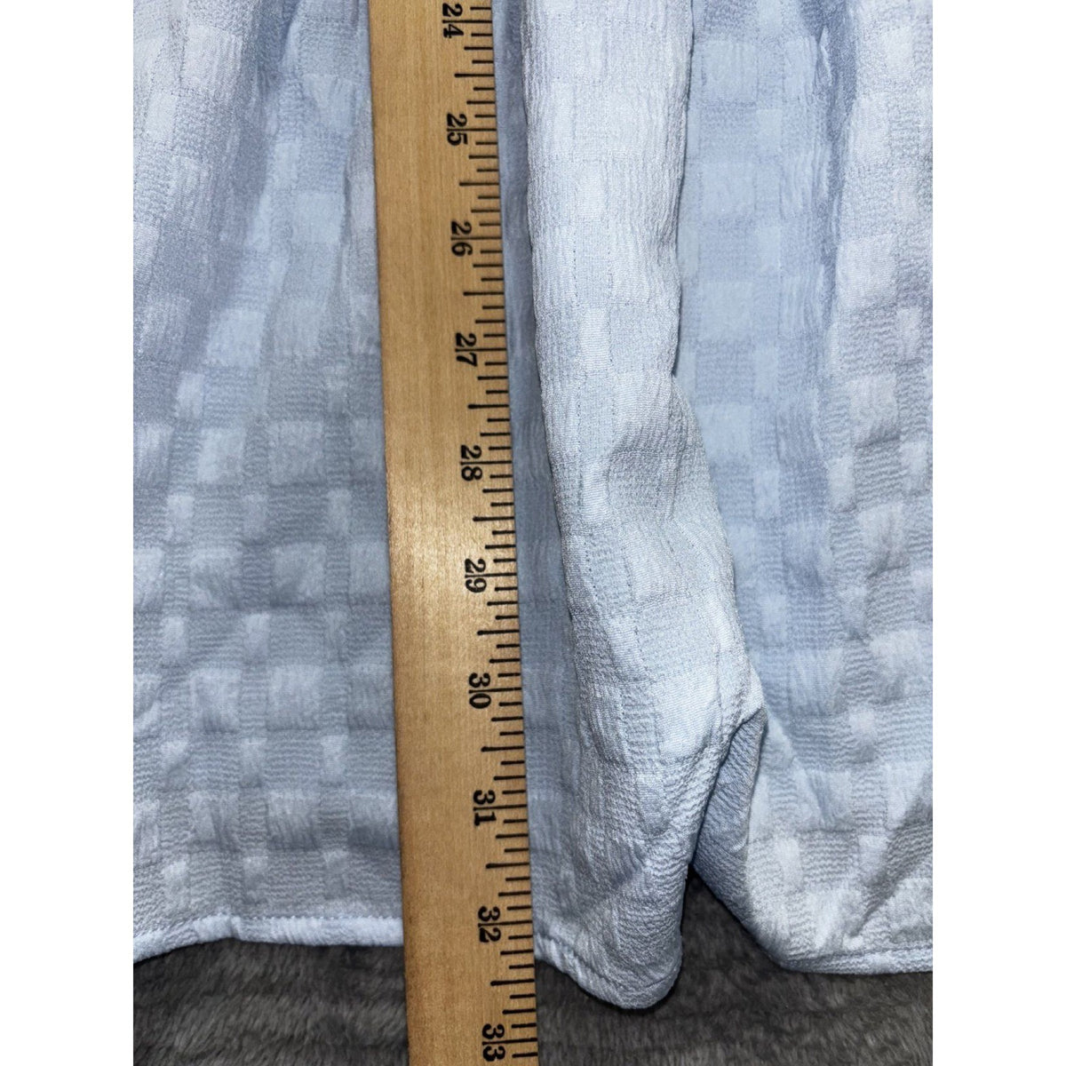 Simply Southern Womens S Light Blue Tiered Ruffle Sleeve Dress Casual Preppy