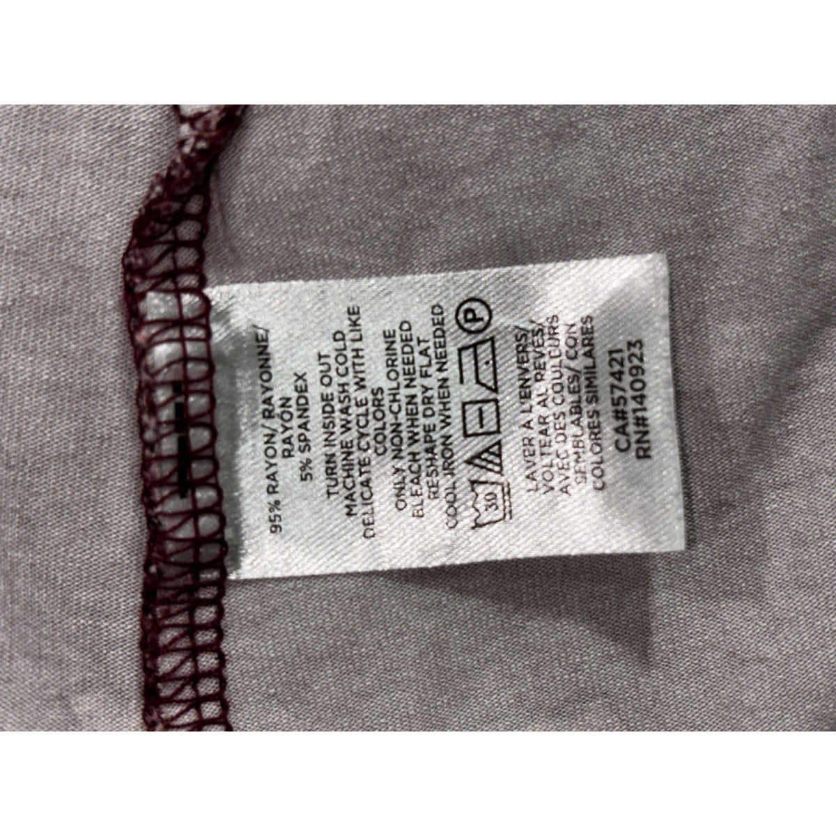 LOFT Womens L Petite Burgundy Floral Sleeveless Dress Casual