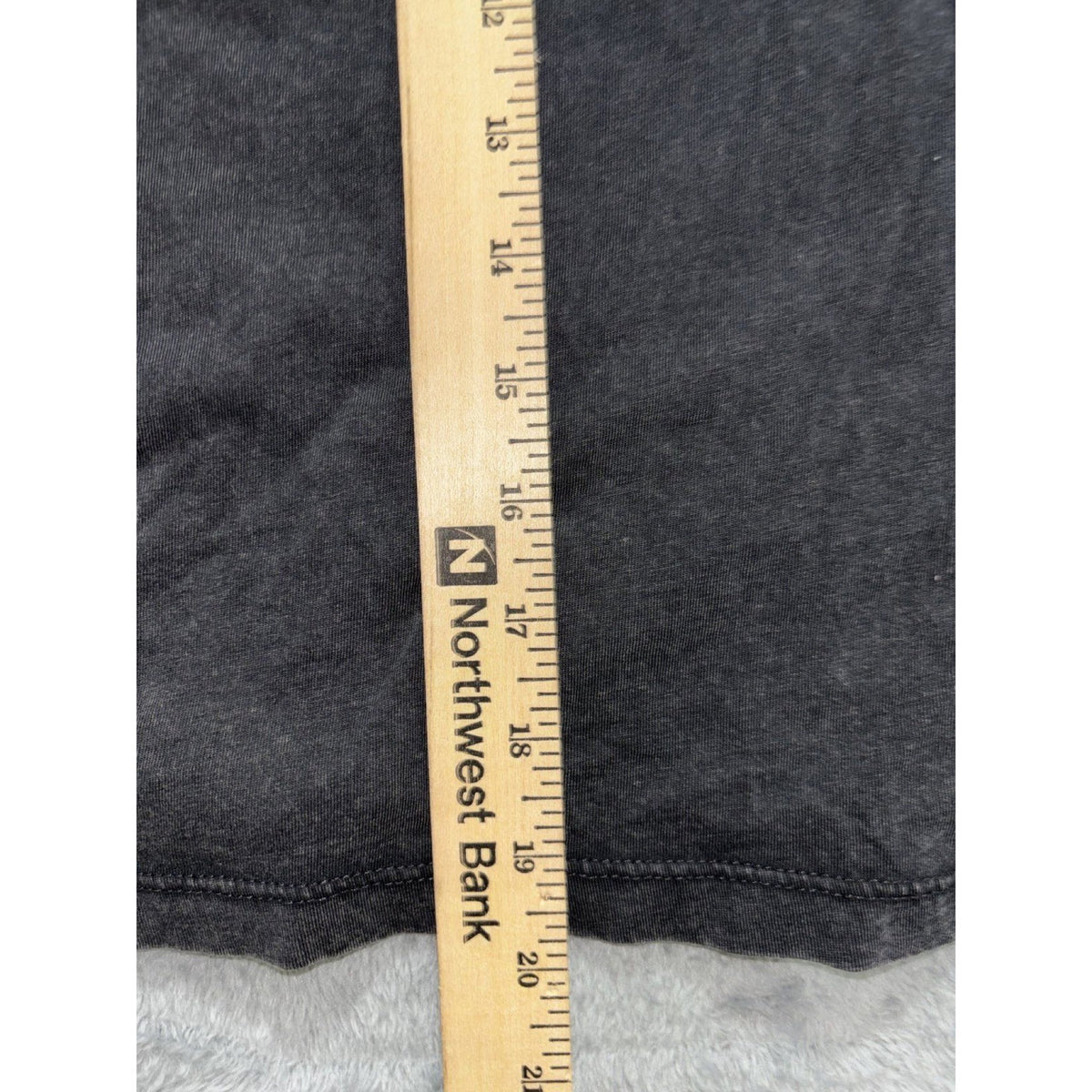 Zara Womens S Charcoal Gray V-Neck Short Sleeve Tee Casual Basic