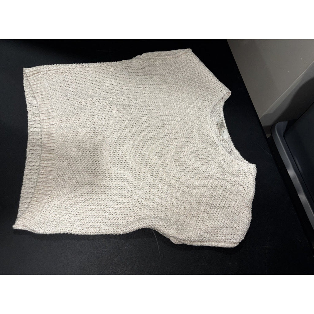 Jessica Simpson Womens XS Cream Knit Top Casual Cozy