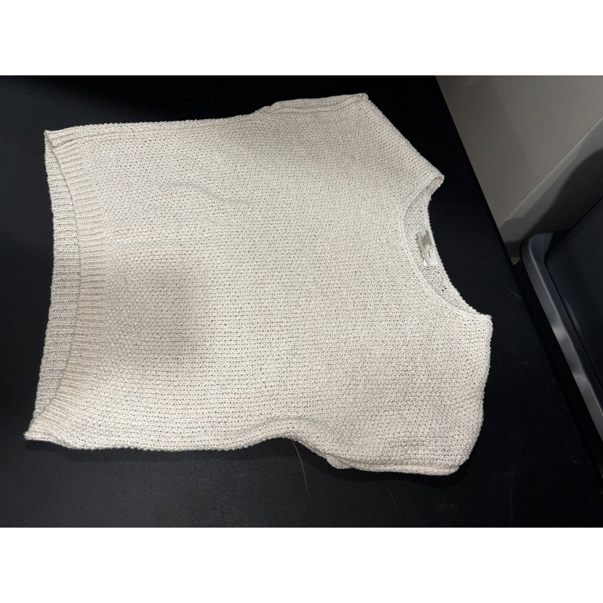 Jessica Simpson Womens XS Cream Knit Top Casual Cozy