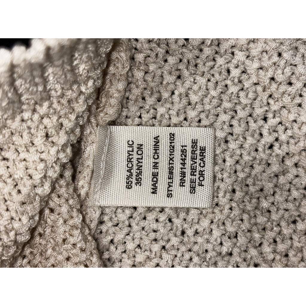 Jessica Simpson Womens XS Cream Knit Top Casual Cozy