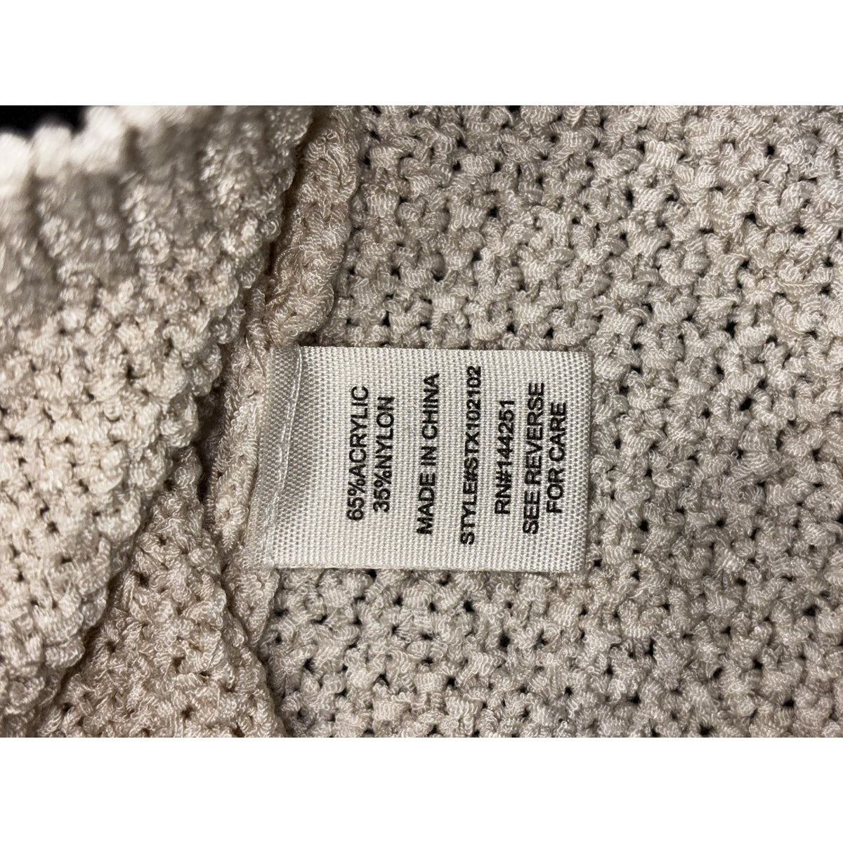 Jessica Simpson Womens XS Cream Knit Top Casual Cozy
