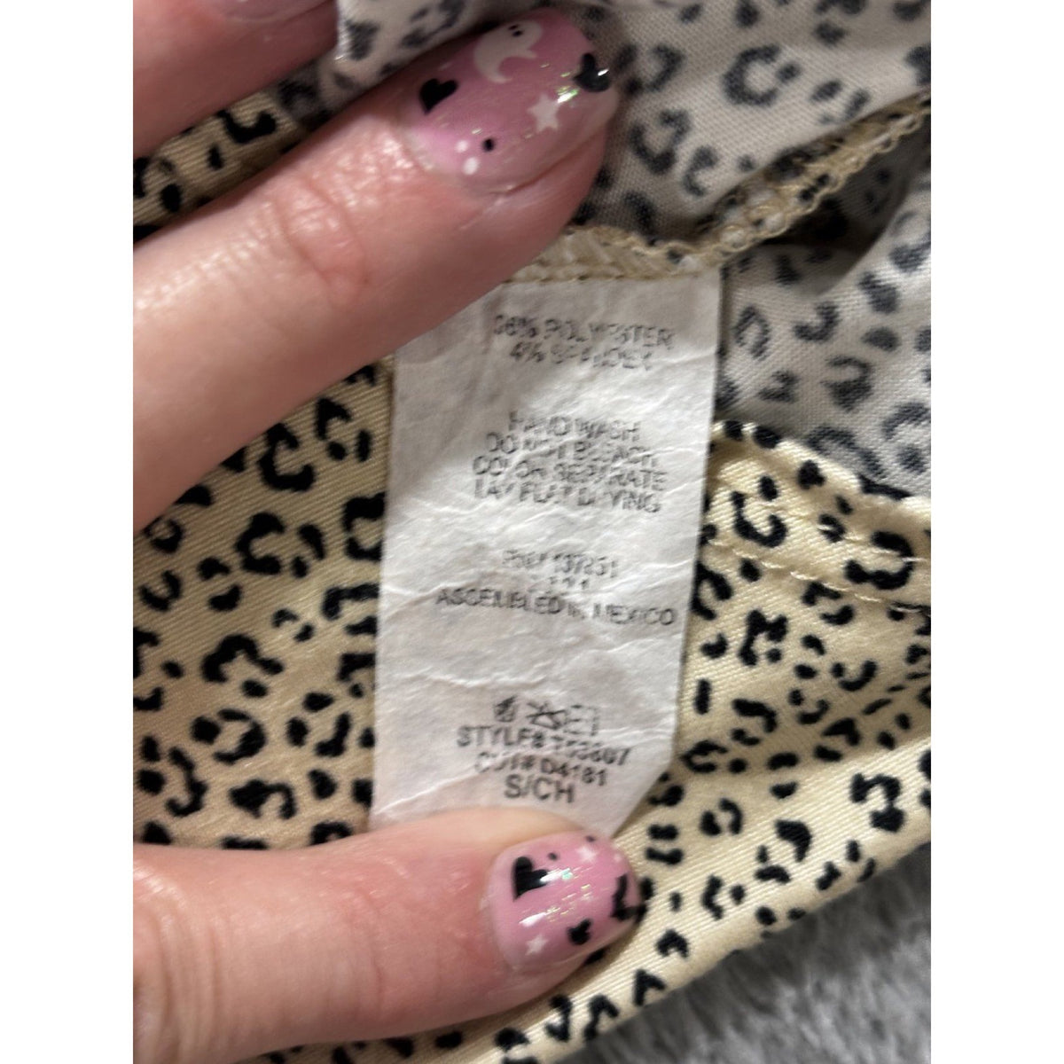 Gaze Womens S Cream Leopard Print Bodysuit Sleeveless Y2K