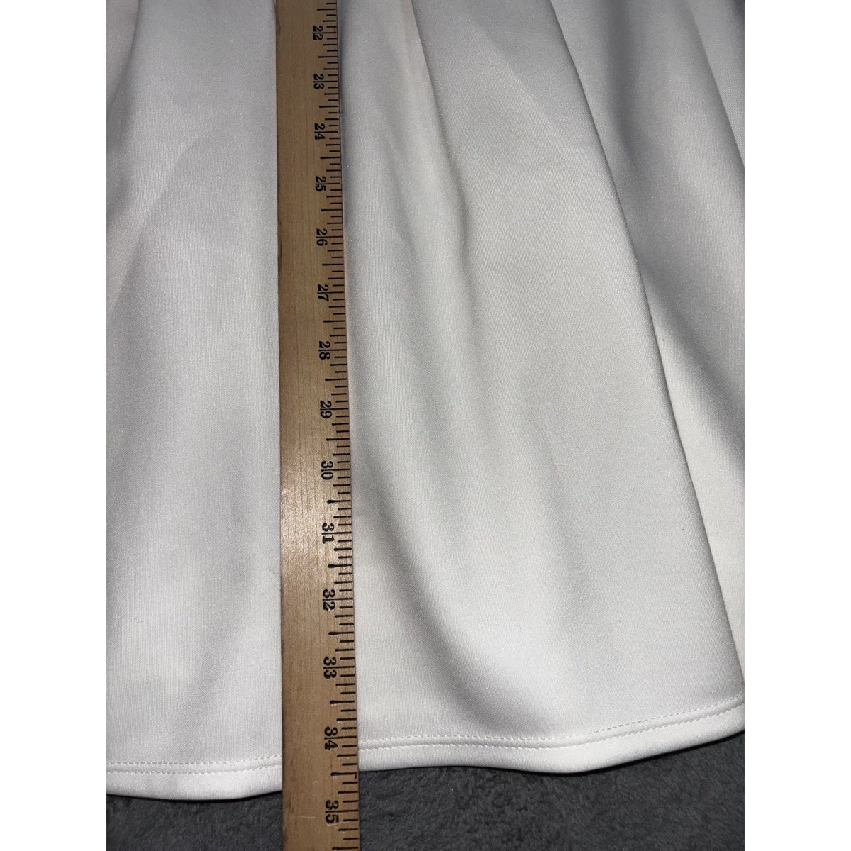 Vince Camuto Womens 2 White Sleeveless Fit and Flare Dress Zip Front Minimalist