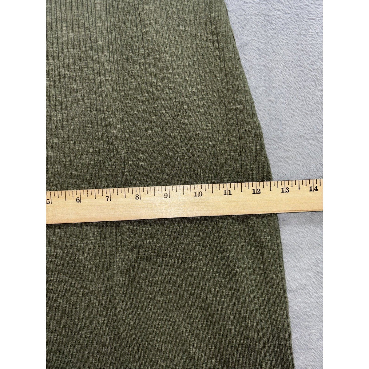 Old Navy Womens S Olive Green Ribbed Halter Maxi Dress Casual Fitted