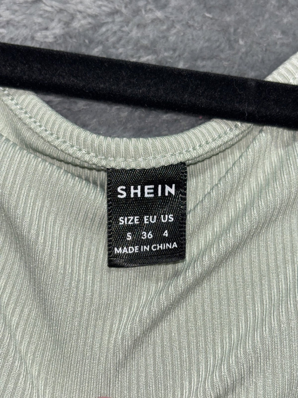 Shein Womens S Sage Green Ribbed 2 Piece Set Tank Top and Maxi Skirt Casual