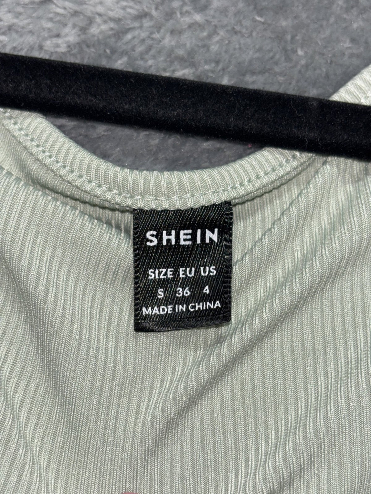 Shein Womens S Sage Green Ribbed 2 Piece Set Tank Top and Maxi Skirt Casual
