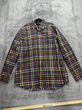 Alan Flusser Men's Multicolor Plaid Shirt Size L