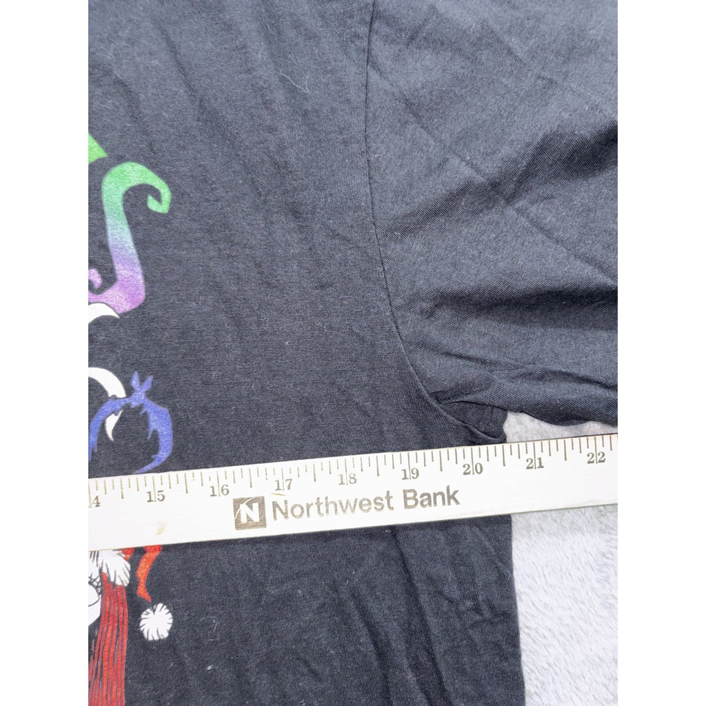 Disney Mens L Black Nightmare Before Christmas Creepings Graphic Tee Casual