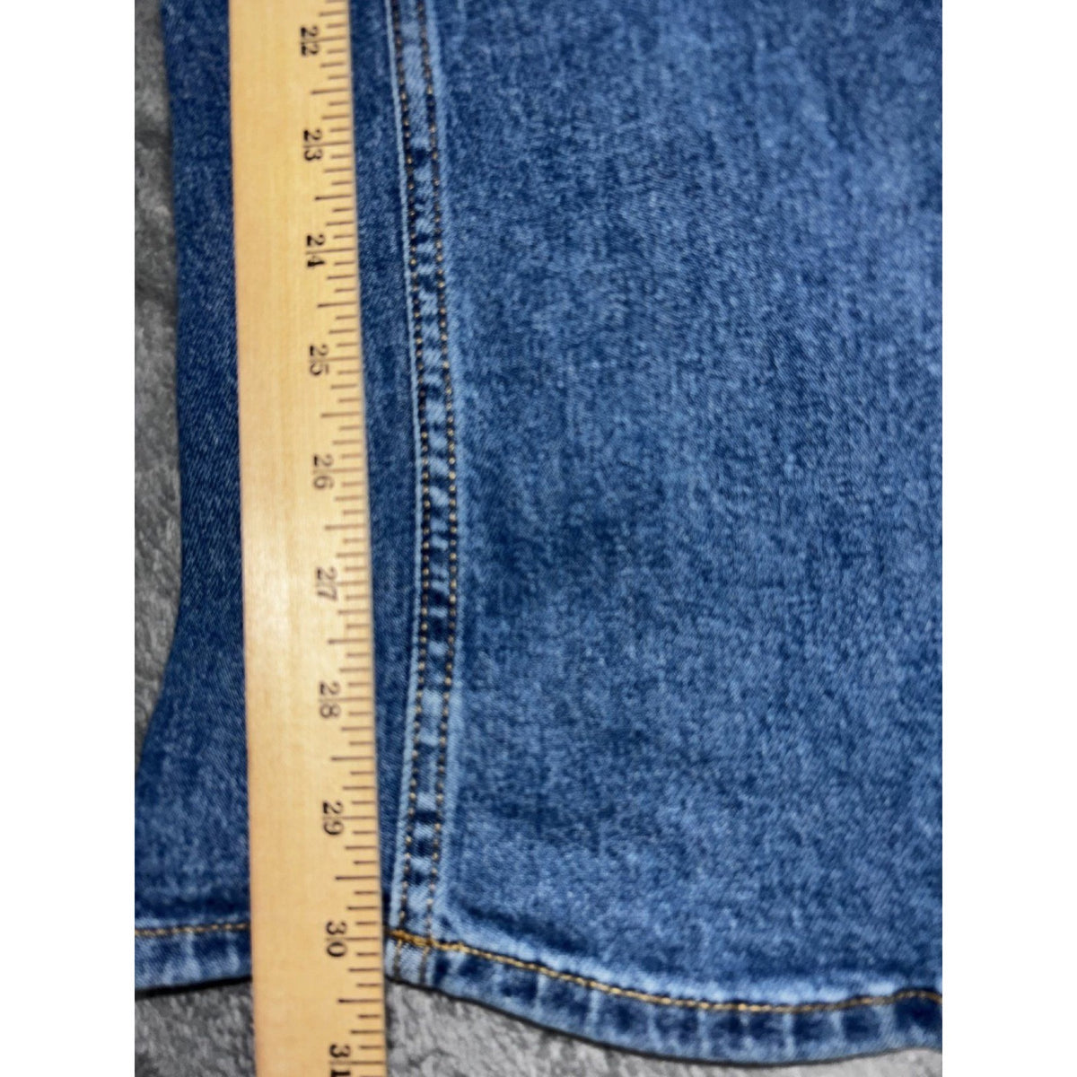 The Drop Womens 25 Medium Wash Wide Leg Jeans High Rise Casual Minimalist
