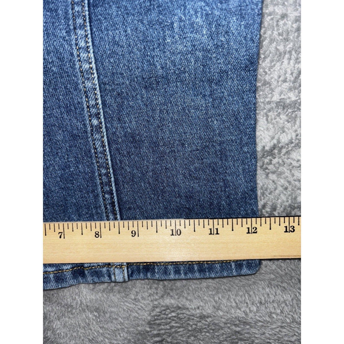 The Drop Womens 25 Medium Wash Wide Leg Jeans High Rise Casual Minimalist