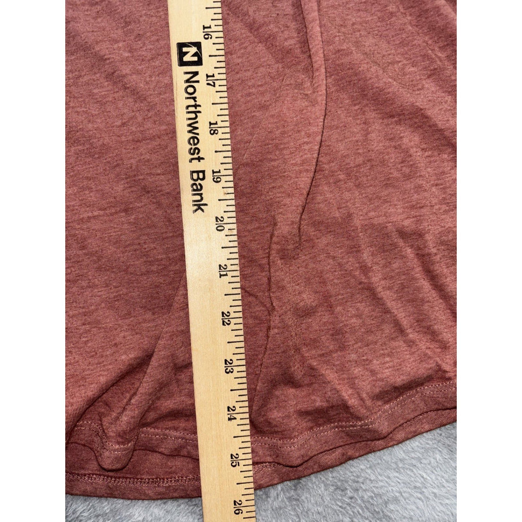 Maurices Womens L Rust Mom Voice Graphic Tee V-Neck Casual
