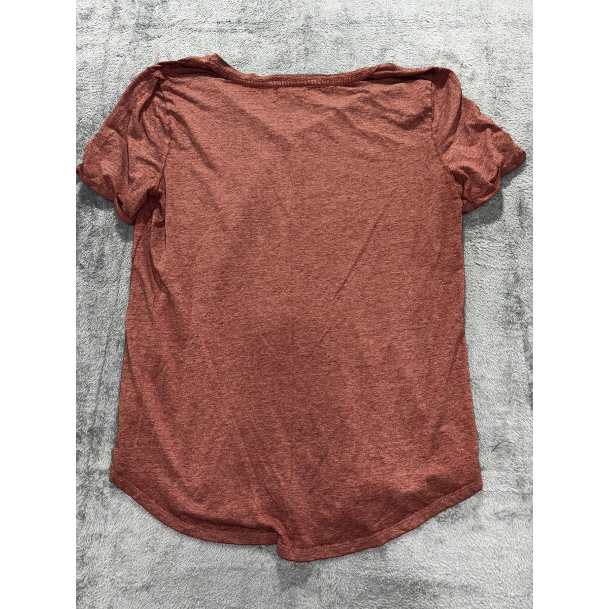 Maurices Womens L Rust Mom Voice Graphic Tee V-Neck Casual