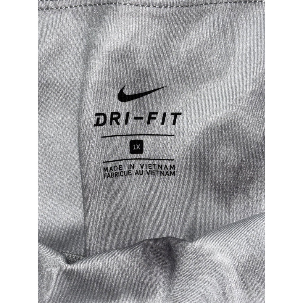 Nike Womens 1X Gray Tie Dye Dri-FIT Bike Shorts Athleisure Active