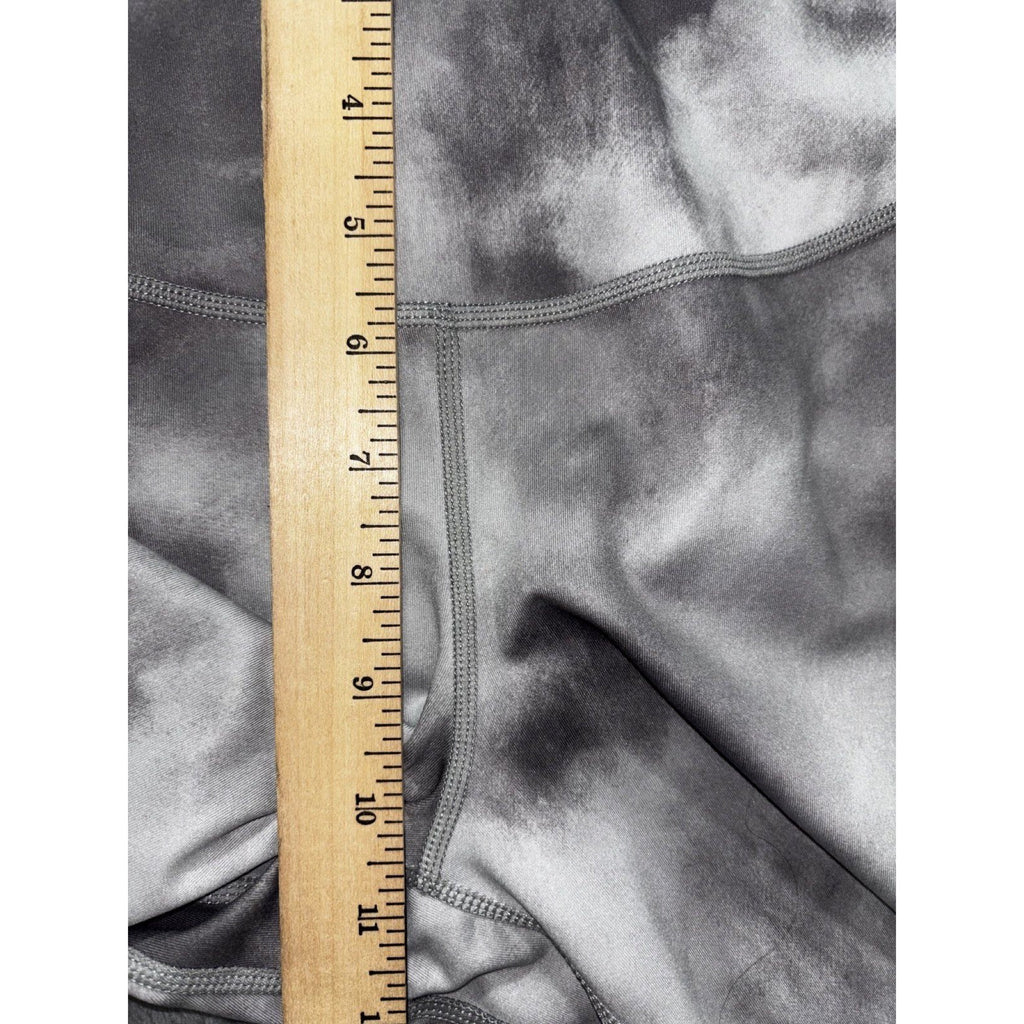 Nike Womens 1X Gray Tie Dye Dri-FIT Bike Shorts Athleisure Active