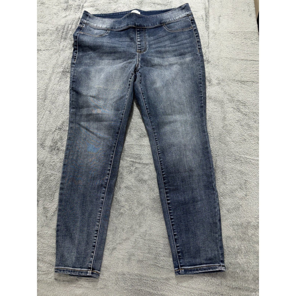 Lane Bryant Womens 16 Medium Blue High Rise Jegging Pull On Casual