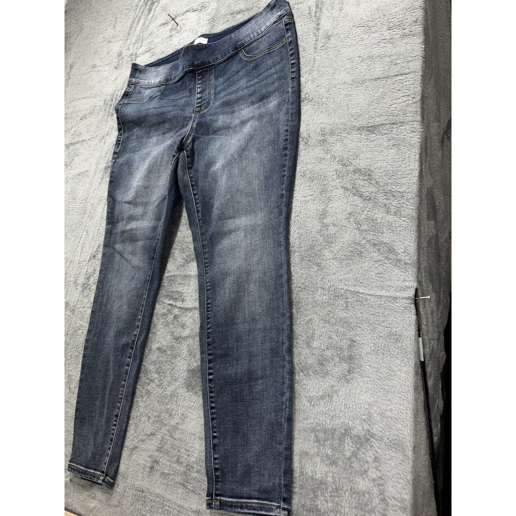 Lane Bryant Womens 16 Medium Blue High Rise Jegging Pull On Casual