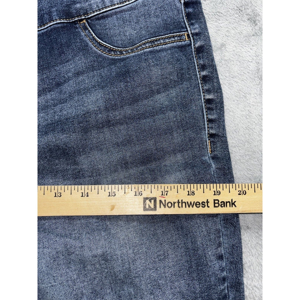 Lane Bryant Womens 16 Medium Blue High Rise Jegging Pull On Casual