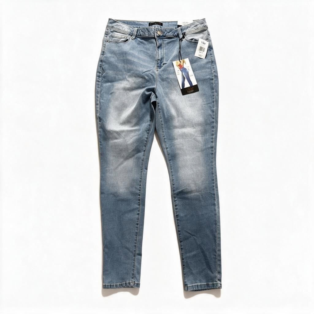 NWT YMI Womens 18 Light Blue High Rise Skinny Jeans Casual