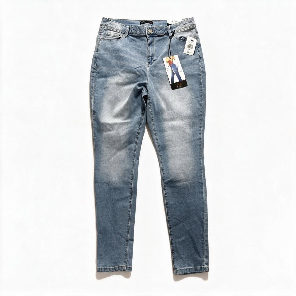 NWT YMI Womens 18 Light Blue High Rise Skinny Jeans Casual