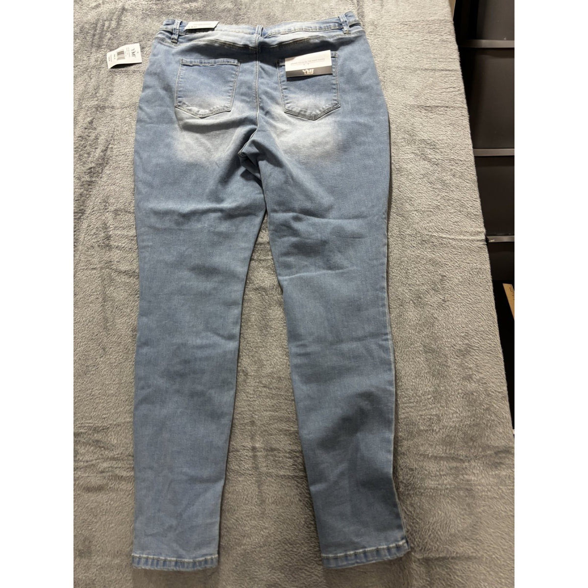 NWT YMI Womens 18 Light Blue High Rise Skinny Jeans Casual