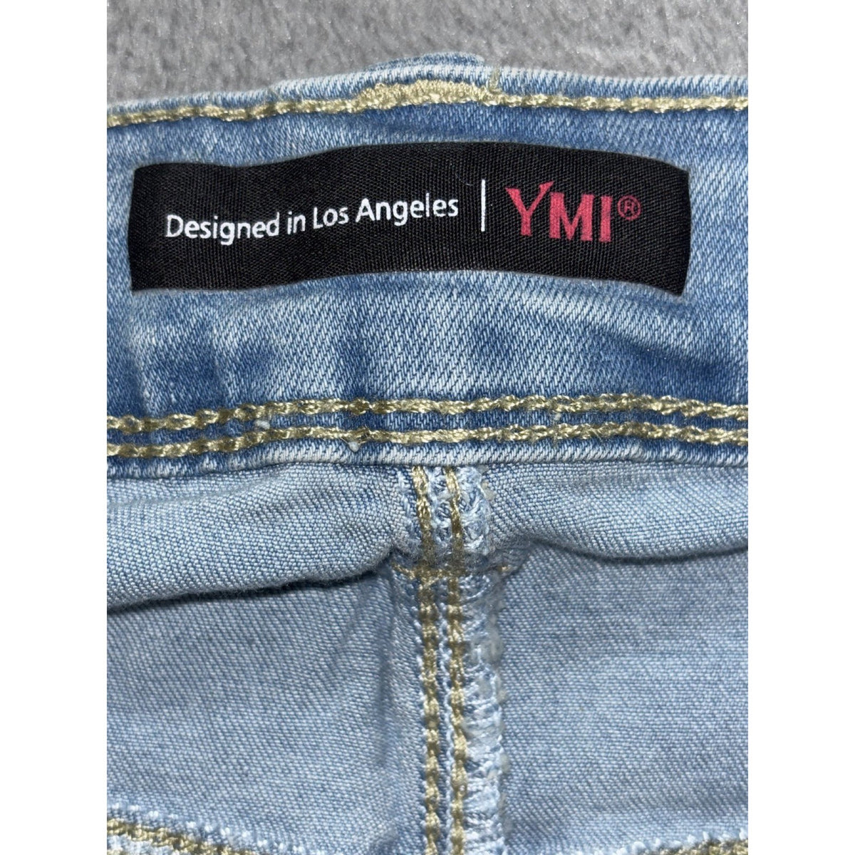NWT YMI Womens 18 Light Blue High Rise Skinny Jeans Casual