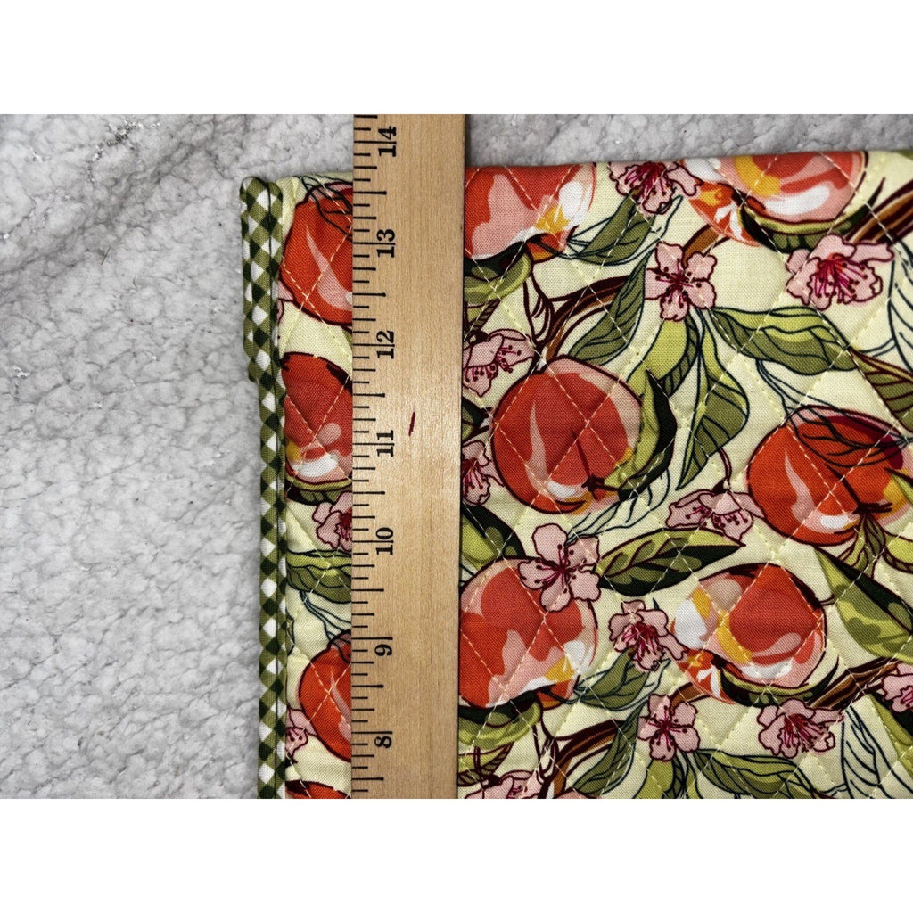 NWT Vera Bradley x Bath & Body Works Quilted Tote Bag OS Peach Floral Gingham