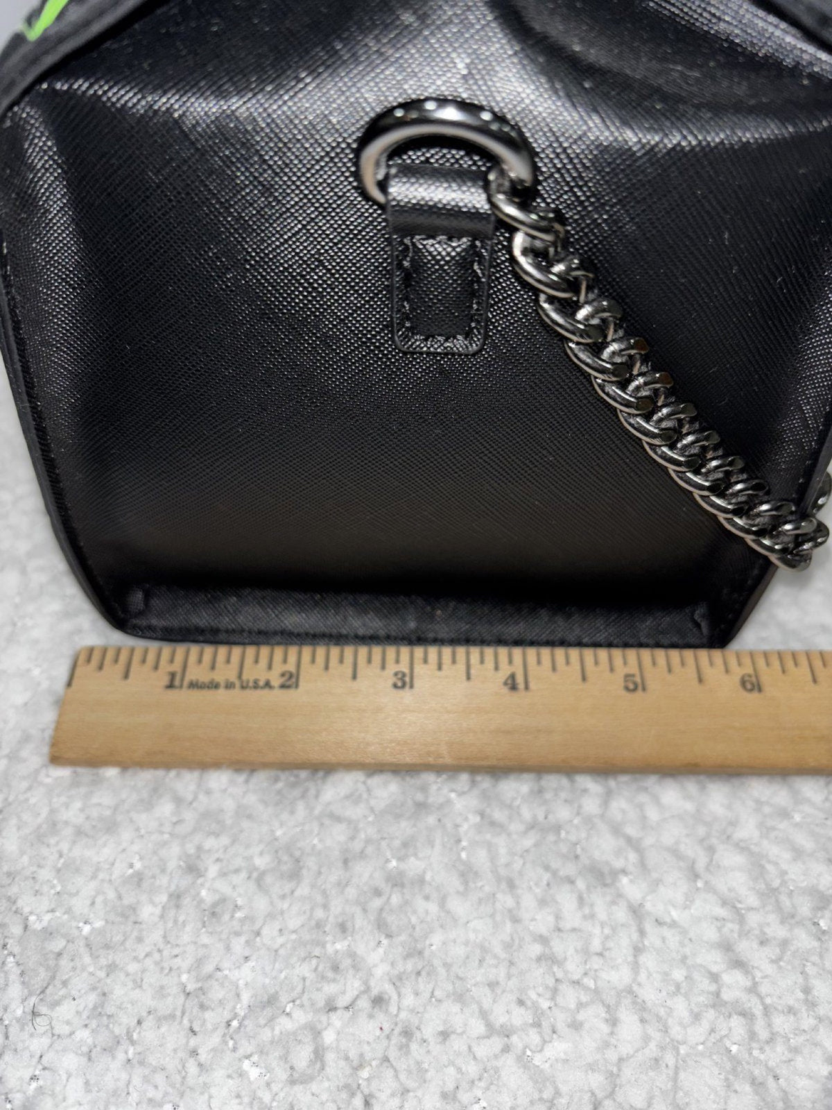 NWT Fine By Me Haunted House Crossbody Bag OS Black Halloween Spider Web