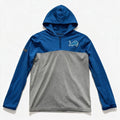 Under Armour Youth YL Blue Gray Detroit Lions Quarter Zip Hoodie Athletic