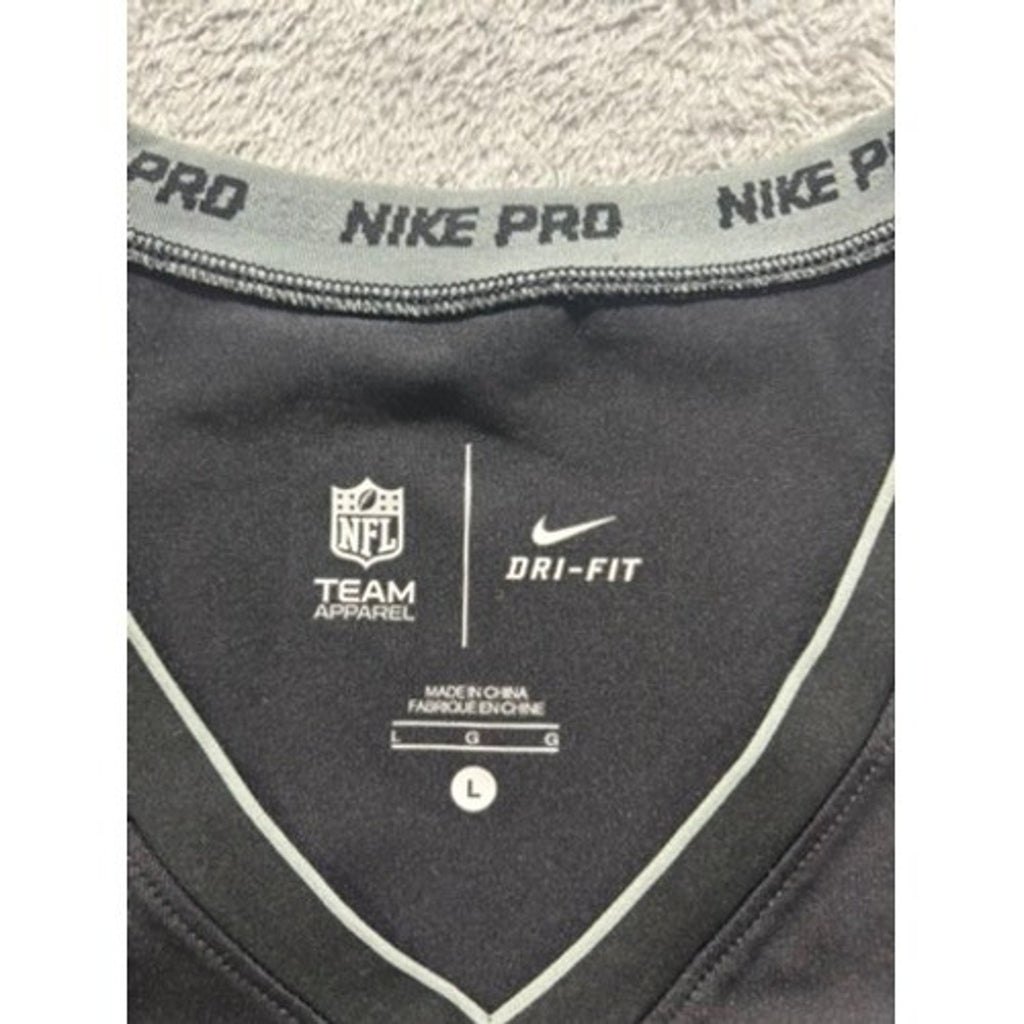 Nike Pro Ravens Tank Top Womens Large Dri Fit NFL Black Athletic Training